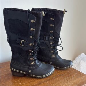 Sorel Stylish Black Women's Boots